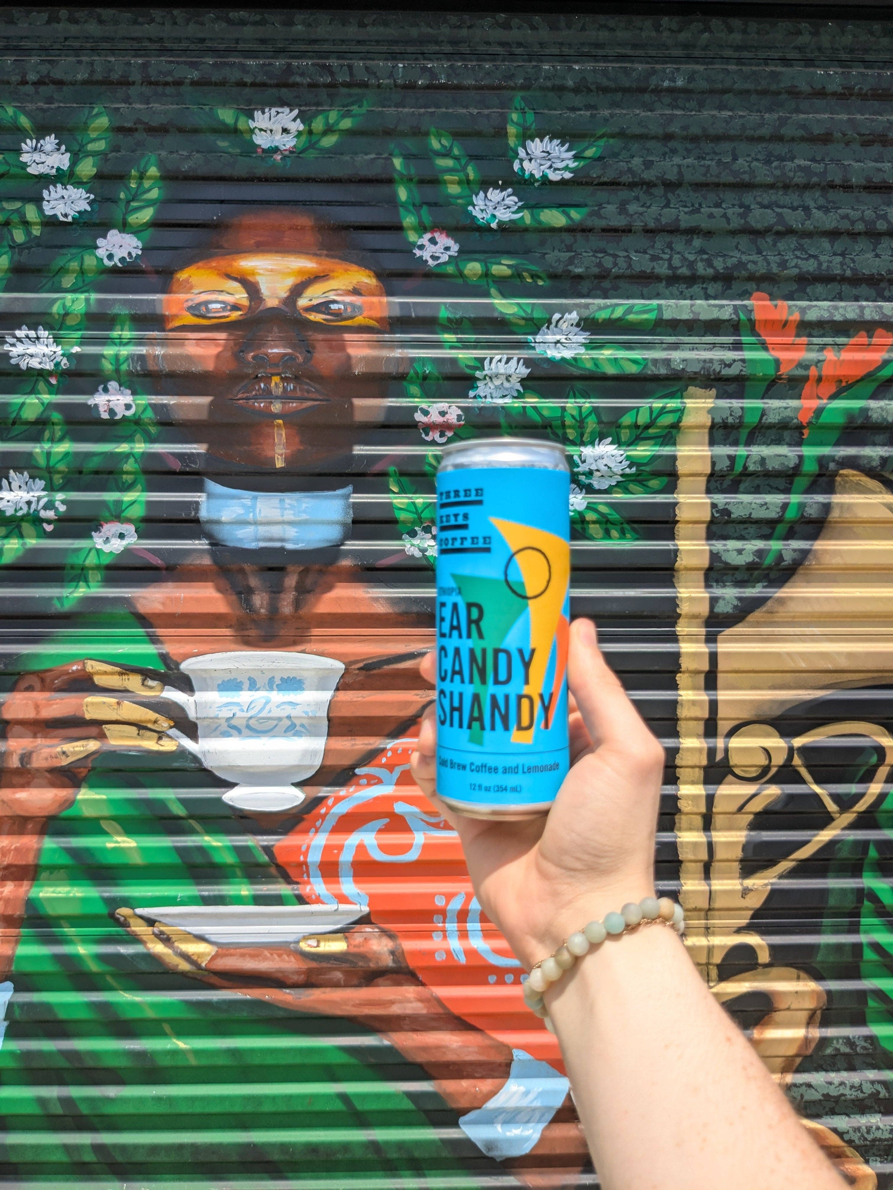 Three Keys Coffee - Wholesale Iced Coffee/Cold Brew - Ethiopia Ear Candy Shandy - Canned Cold Brew and Lemonade - 6pk1