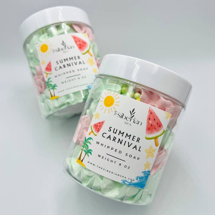 The Siberian Spa - Wholesale Whipped soap - Summer Carnival Whipped Soap1