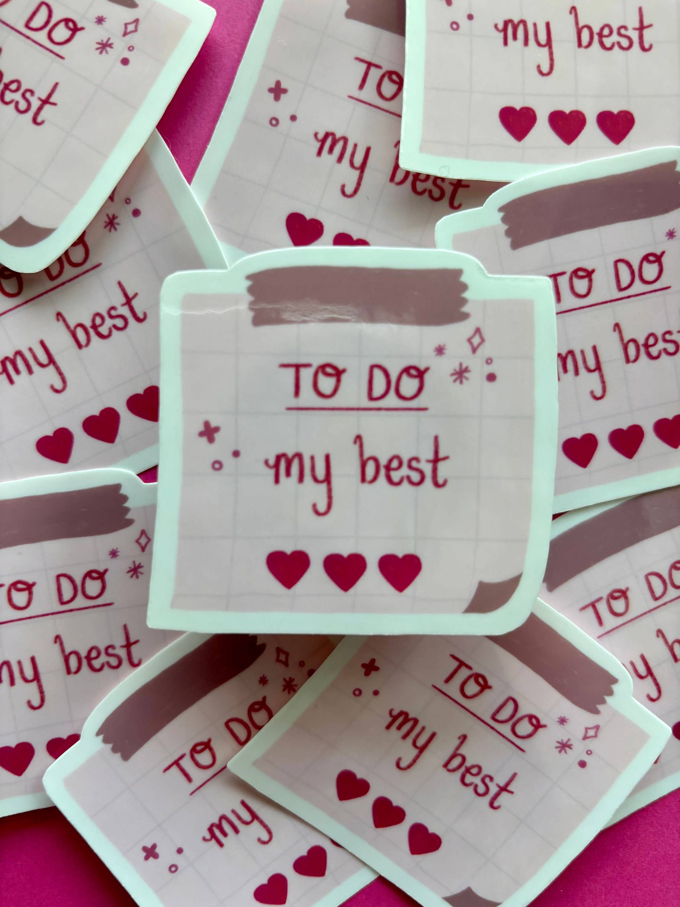 Drawn by Ang - Wholesale Sticker - Self-care Waterproof Sticker0