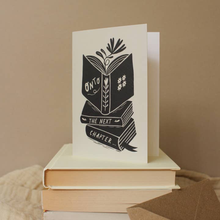 Lauren Marina - Wholesale Everyday greeting card - 'Onto The Next Chapter...' Thoughtful Card2