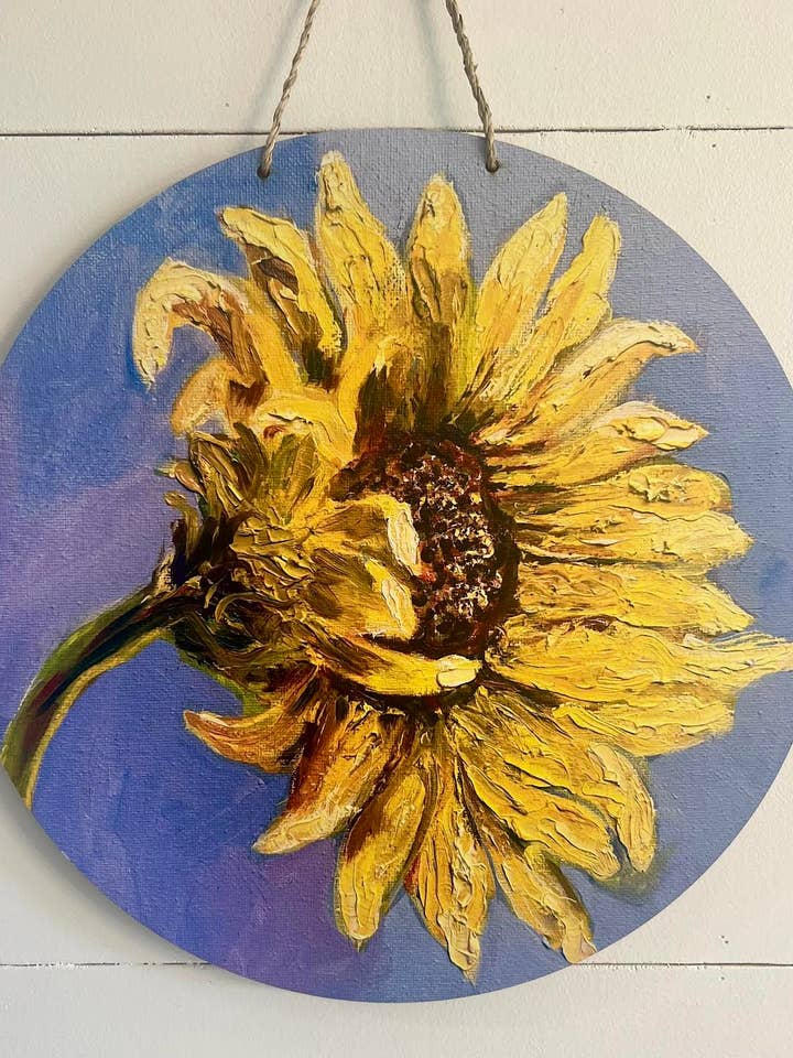Porte-accroche : Tournesol pour la vente par The Happy Butterfly