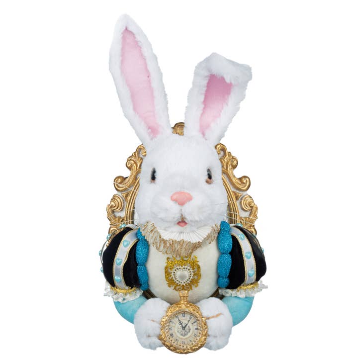 Katherine's Collection - Wholesale Decorative Figurine - White Rabbit Door Knocker - Pastel