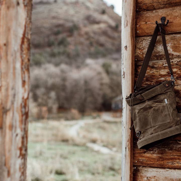 Barebones - Wholesale Grocery/Shopping Bag - Foraging Bag - Waxed Canvas, Multi-Use13