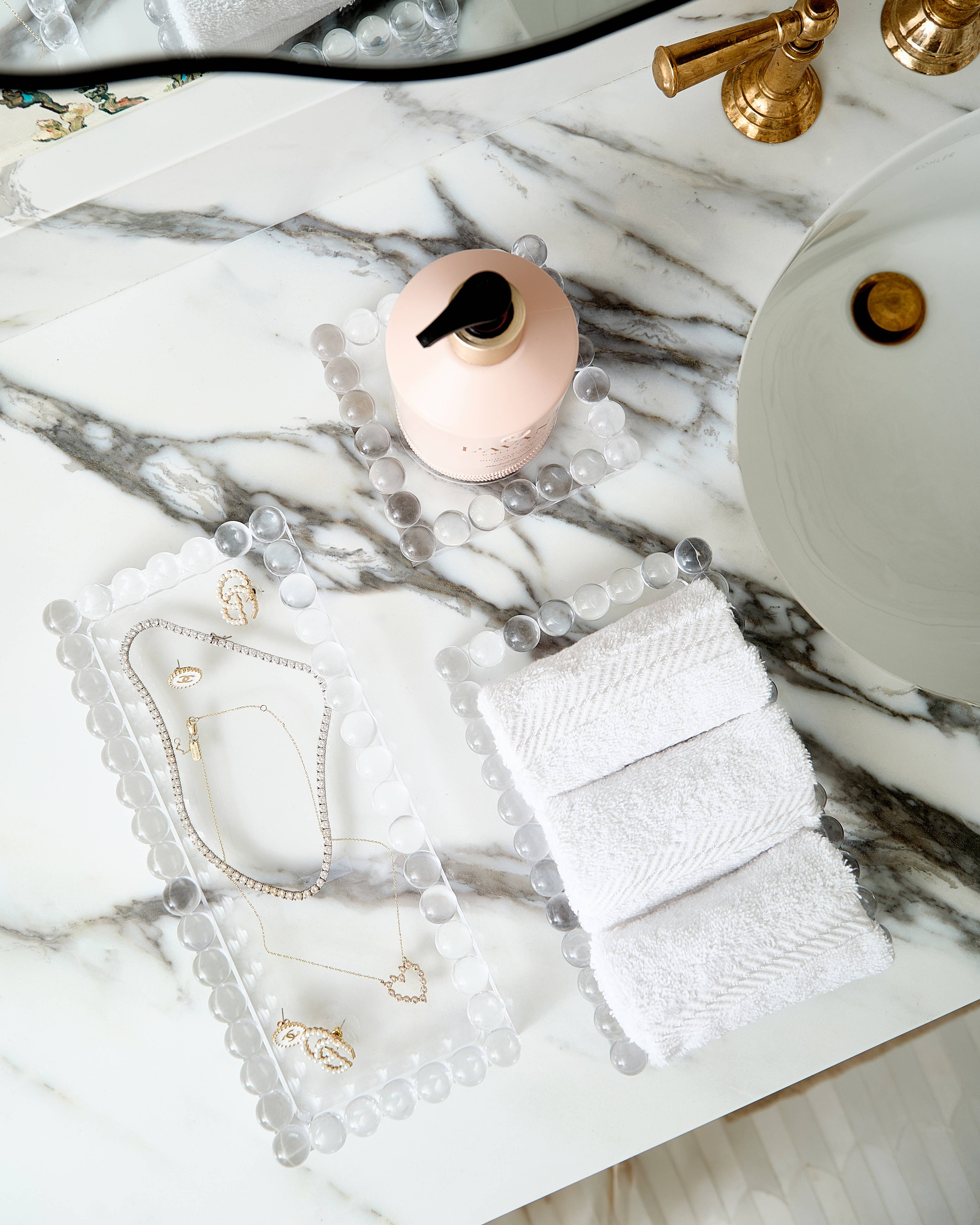 Tart By Taylor - Wholesale Decorative Tray - Medium Bubble Lucite Tray7