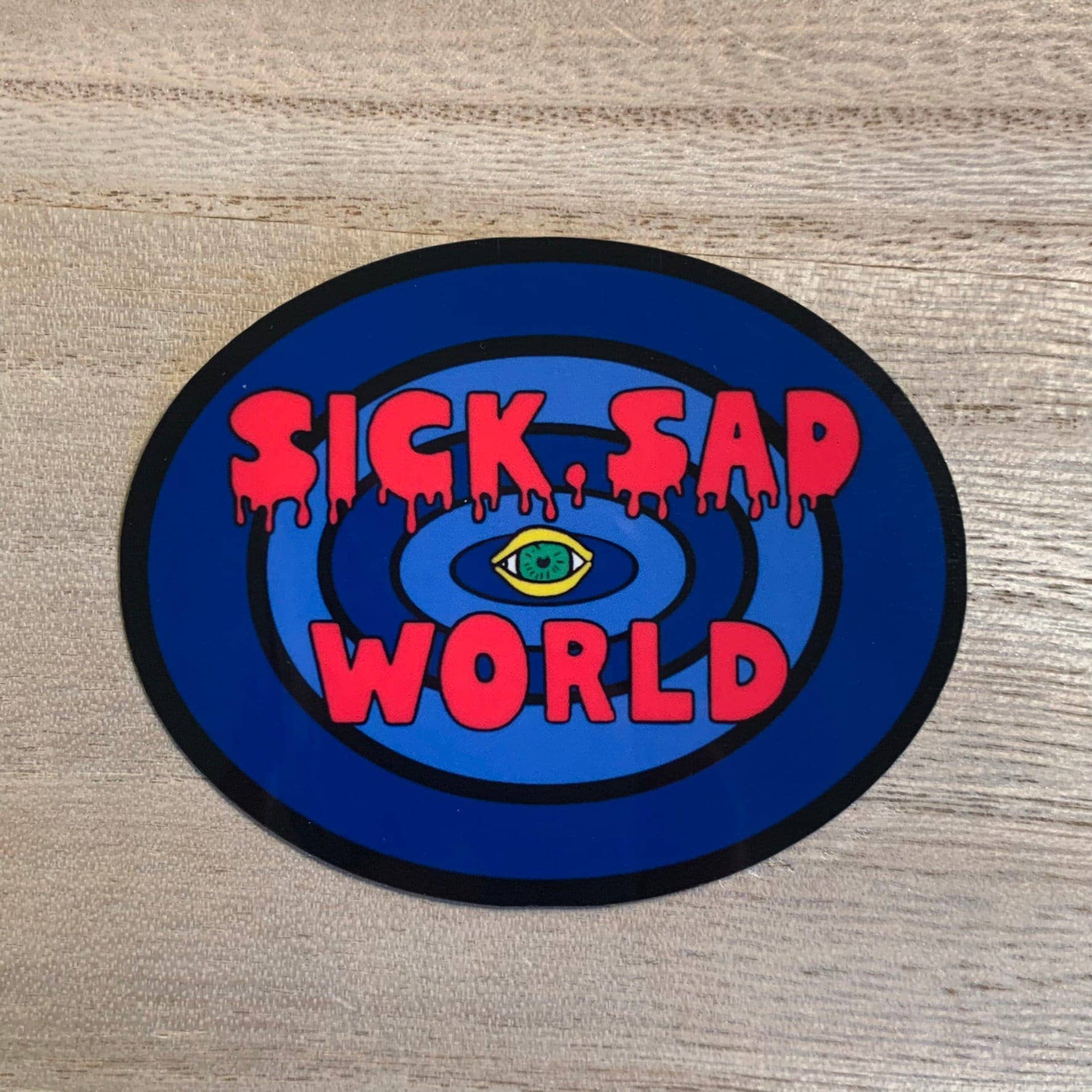 The Red Otter - Wholesale Sticker - Sick, Sad, World Sticker, 90'S Television Sticker, Tv, Daria, Mtv, Funny Tv Sticker, Humorous, Laptop, Tumbler, Water Bottle, Cooler, Gift4