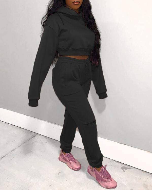 Fashion Combination – wholesale Mjukisset – Dam – långärmad tröja med huva med dragsko0