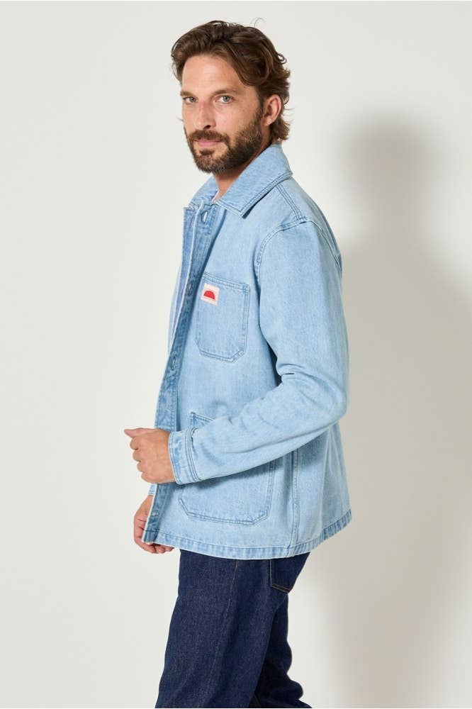 JAQK – wholesale Denim jacket – Men's – Casual Bleach Jacket4