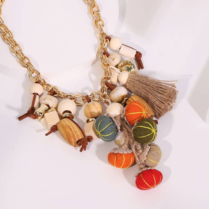 PEACH ACCESSORIES - Wholesale Bib Necklace - Eclectic Charm Collar Necklace NEK5143