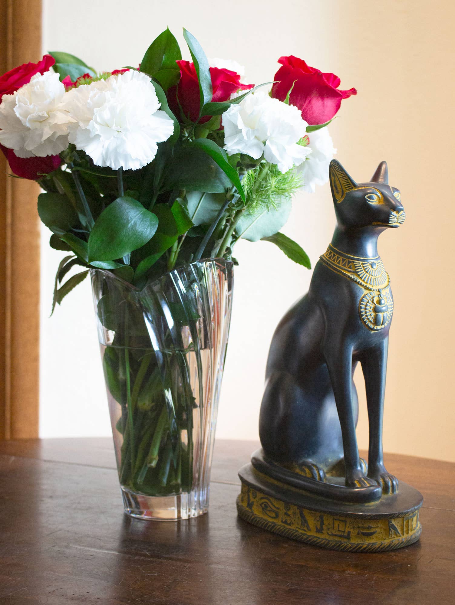 Discoveries, Inc. - Wholesale Decorative Figurine - Bastet Cat Statues - Black & Antique Gold - Egyptian Goddess11
