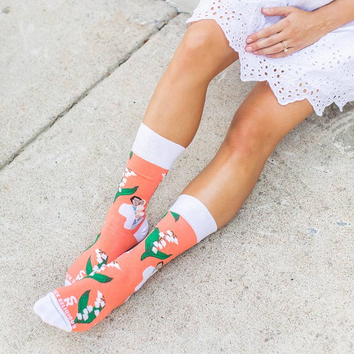 Sock Religious - Wholesale Socks - Unisex - St. Gianna Molla Adult Socks2