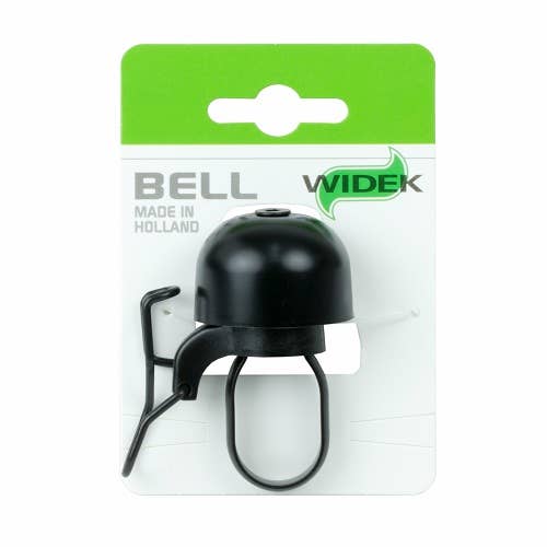 Widek Timbre de Bicicleta Paperclip Mini Campana Todo-Negro En Tarjeta para venta al por mayor de bike butler