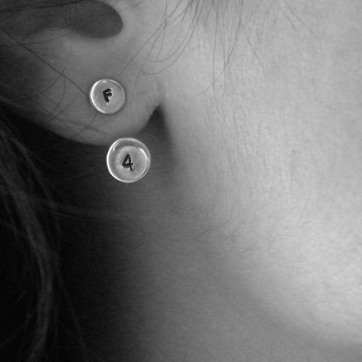 Números de letras de jaquetas de prata esterlina personalizadas por atacado de SteamyLab