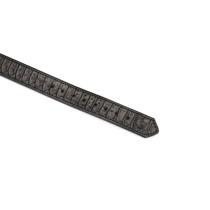 Liebe Seele - Wholesale Pet Collar - Cat/Dog - Crocodile Noir: Black Leather Collar with Chain Leash5