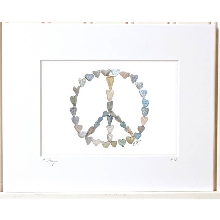 Everyday art | Peace sign art print for wholesale by Love Rocks Me®