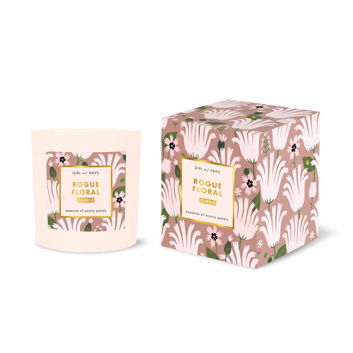 Rogue Floral Candle - Essensen af eksotiske kronblade (soja kokosnød) for engroshandel hos Girl w/ Knife