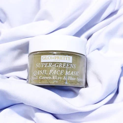 Super-Greens Qasil Face Mask for wholesale by Glowpretty London