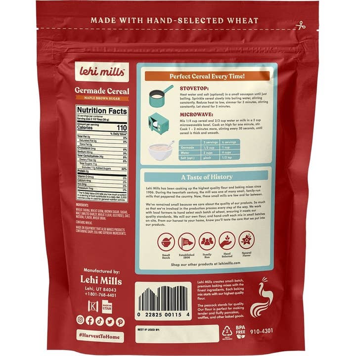 Lehi Mills – Engroshandel Morgenmadsprodukt – Ahorn & brunt sukker Germade