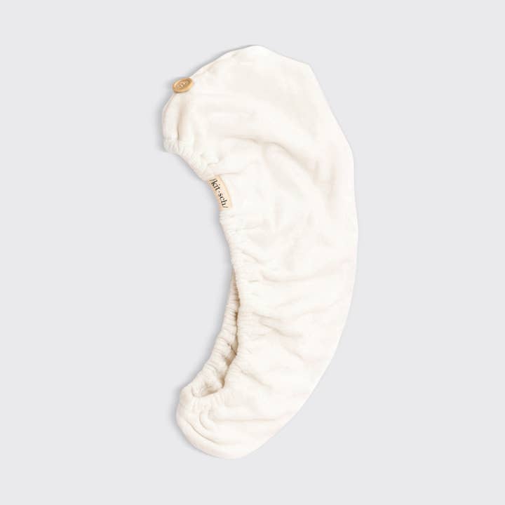 KITSCH - Wholesale Hair Towel/Wrap - Quick Dry Hair Towel - Ivory