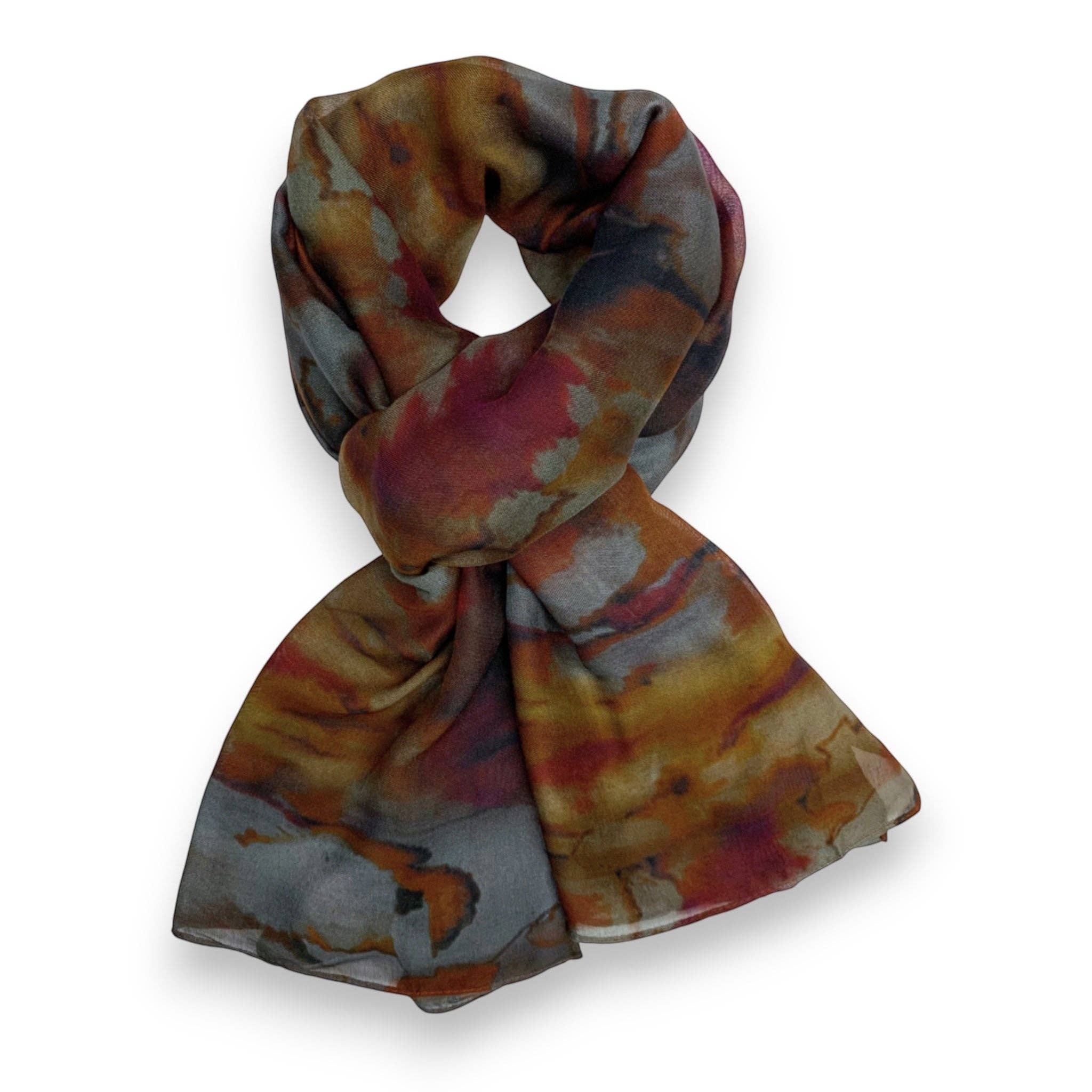 Lili Scarves (US Duty Free) - Wholesale Scarf - Women's - Pure Modal Waterink Scarf8
