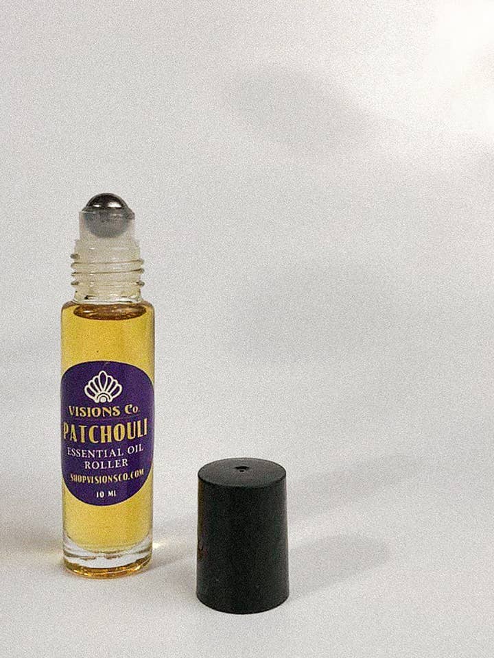 PATCHOULI ROLLER | aromaterapia terrosa + radicante per la vendita all'ingrosso da parte di Visions Co.