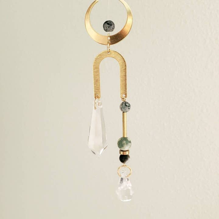 Zoerb & Co - Wholesale Suncatcher - Suncatcher Mobile | Moon and Tree Agate0