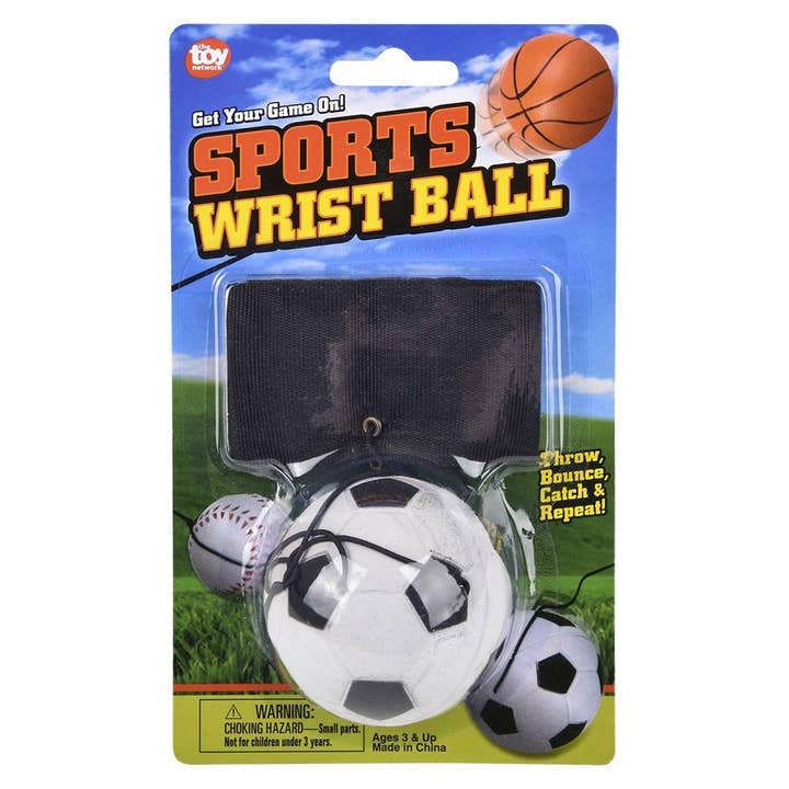 La Luna Bella - Toys - Wholesale Classic Toy - Kids - 2.25" SPORTS WRIST BAND RETURN BALL- CARDED LLB toys5