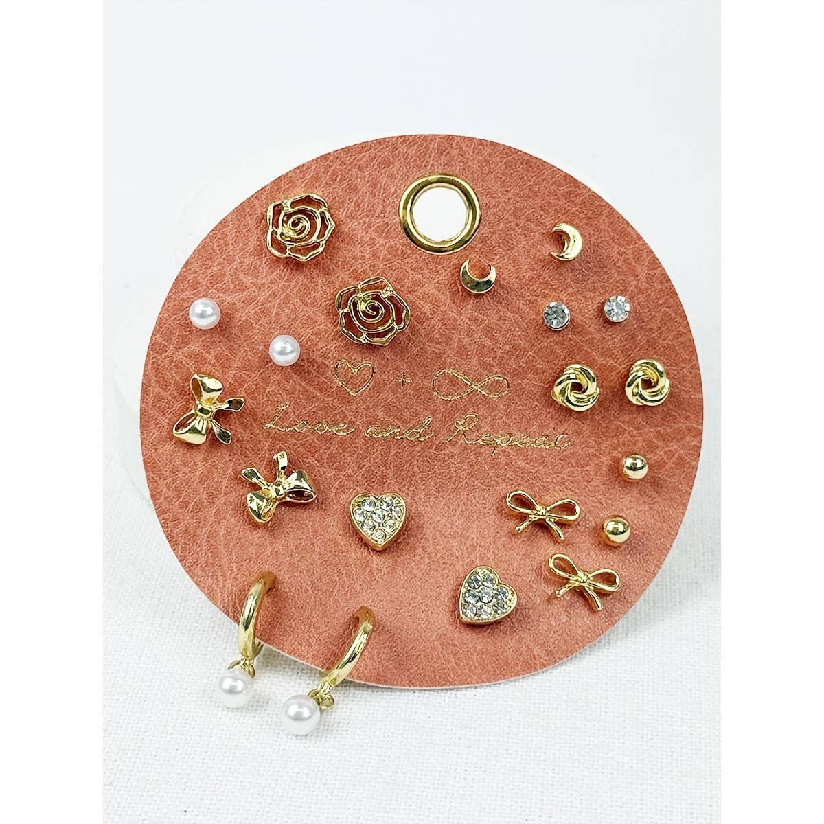 OR Boucles d'oreilles minimalistes Brillez toute la journée en vente sur Faire1