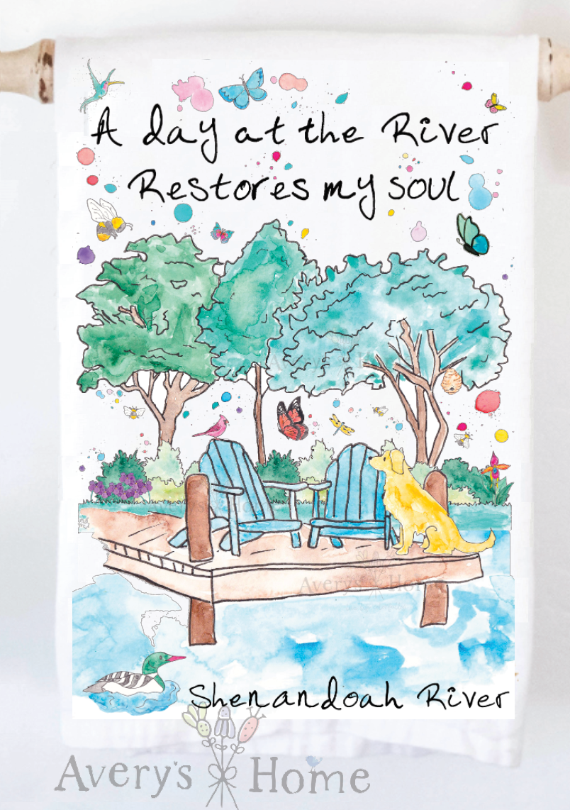 Avery's Home - Wholesale Tea Towel - A Day at the Lake or River Customizable Tea Towel40