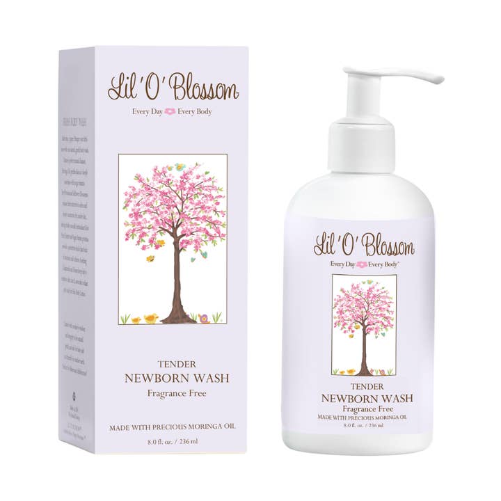 Tender Newborn Wash Fragrance Free for wholesale by Lil 'O' Blossom