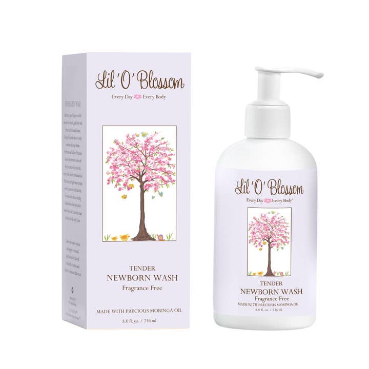 Tender Newborn Wash Fragrance Free for wholesale by Lil 'O' Blossom