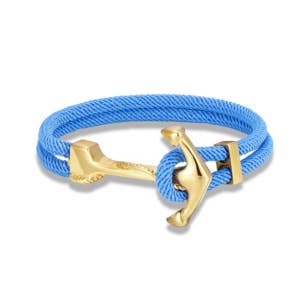 Mariner Nautical Rope Bracelet with Shackle Clasp