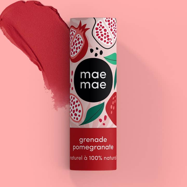 Teinte naturelle pour les lèvres à la grenade pour la vente par Maemae Natural Products