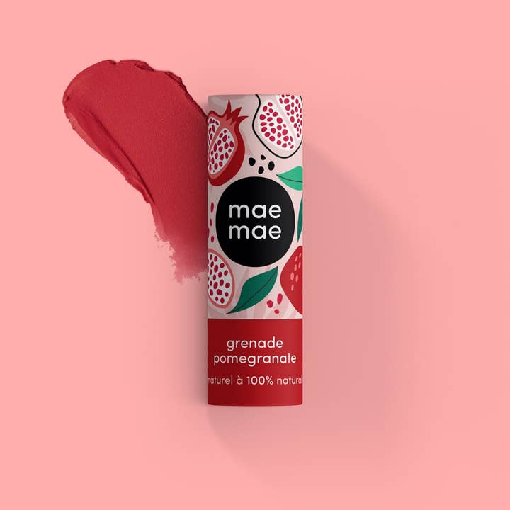 Maemae Natural Products - Wholesale Lip Stain/Dye/Tint - Pomegranate Natural Lip Tint
