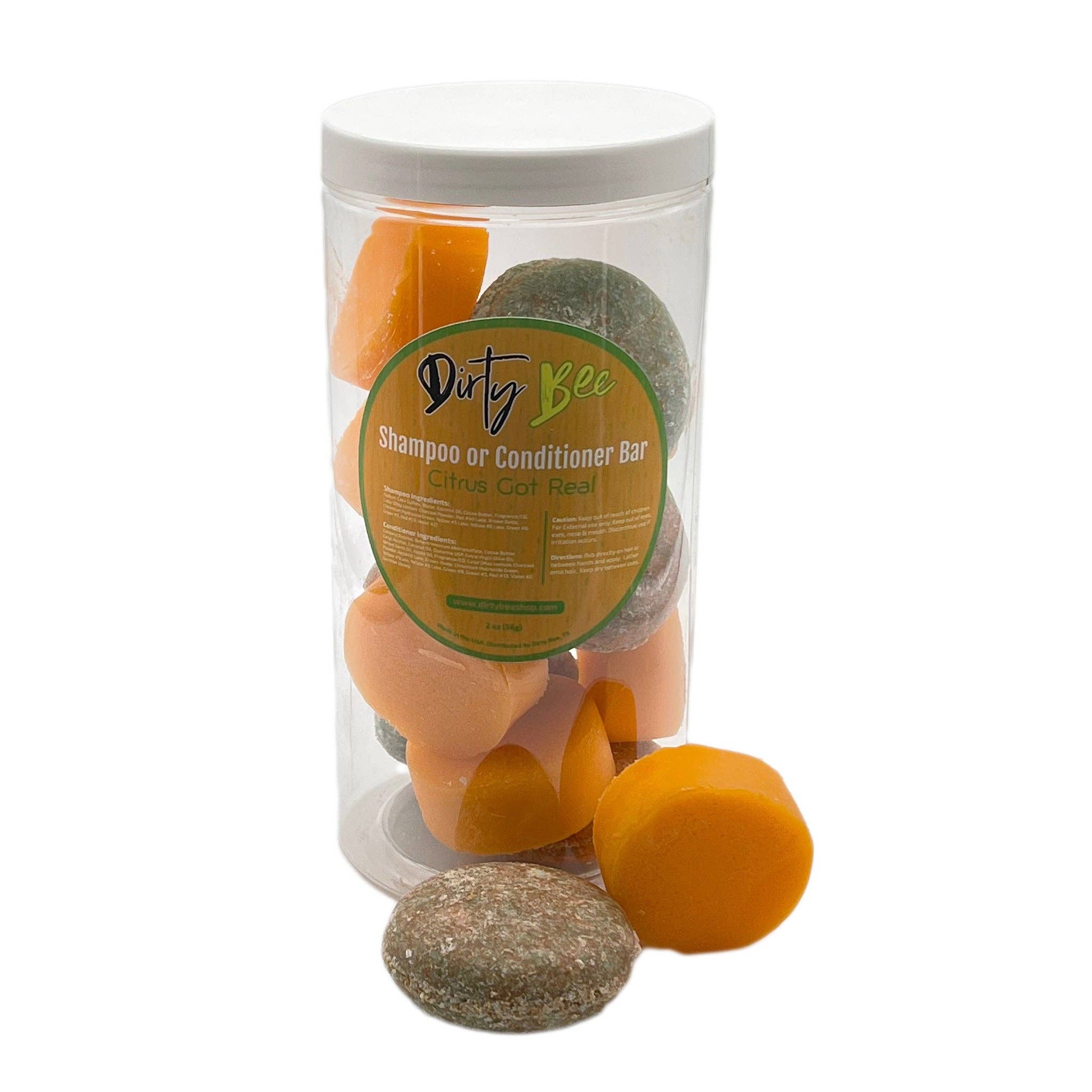 Dirty Bee - Wholesale Shampoo Puck/Solid Shampoo - Shampoo & Conditioner Bar Hair Kit20