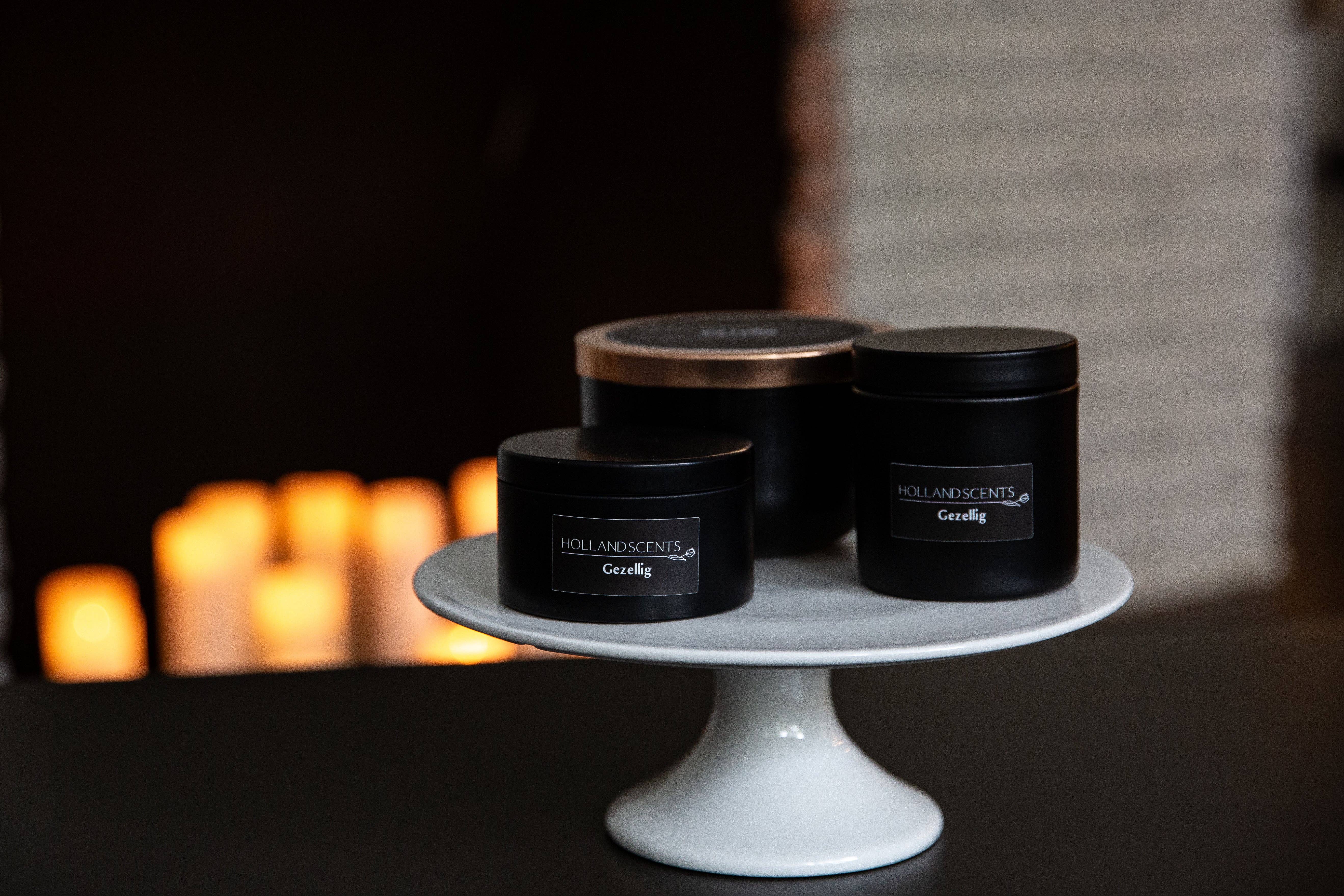 Holland Scents - Wholesale Jar/Filled Candle - Gezellig1