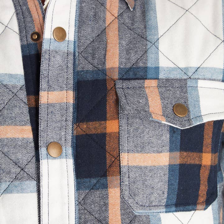 PX - Wholesale Jacket - Men's - Noel Quilted Flannel Jacket