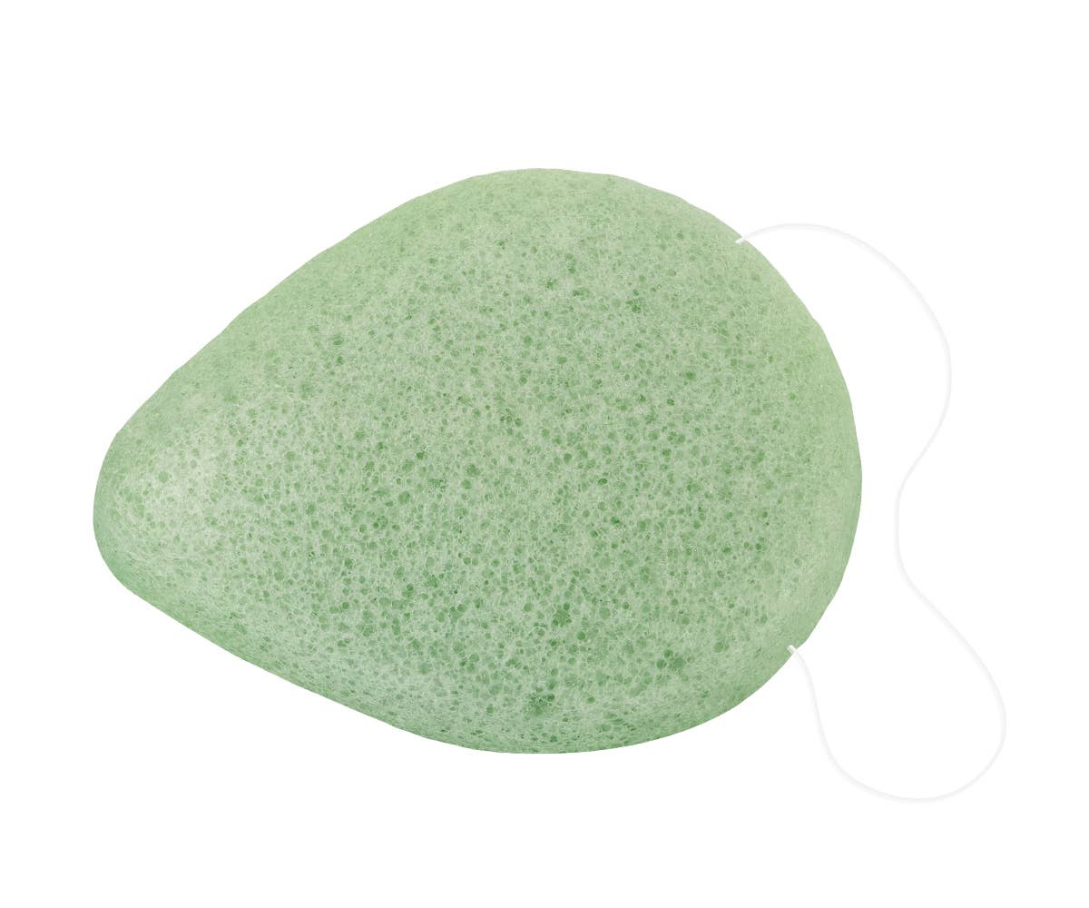 Croll & Denecke - Wholesale Bath Pouf/Sponge - Konjac sponge green aloe vera for dry skin, vegan1