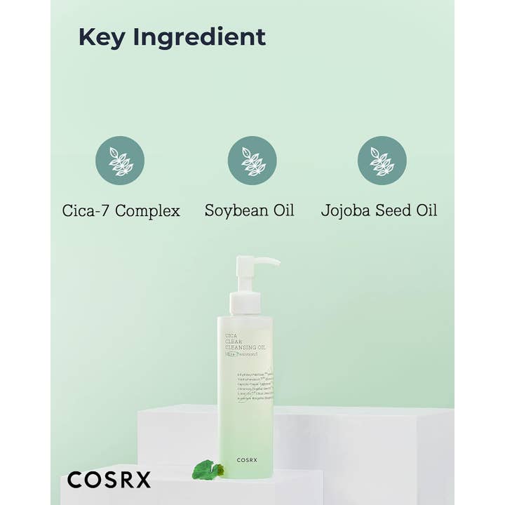 MEHIAZ - Wholesale Facial Cleanser - COSRX Pure Fit Cica Cleansing Oil for Sensitive Skin 200ml3
