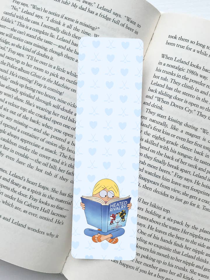 Lizzie McGuire Heated Rivalry Bookmark for wholesale by Little Town Studio