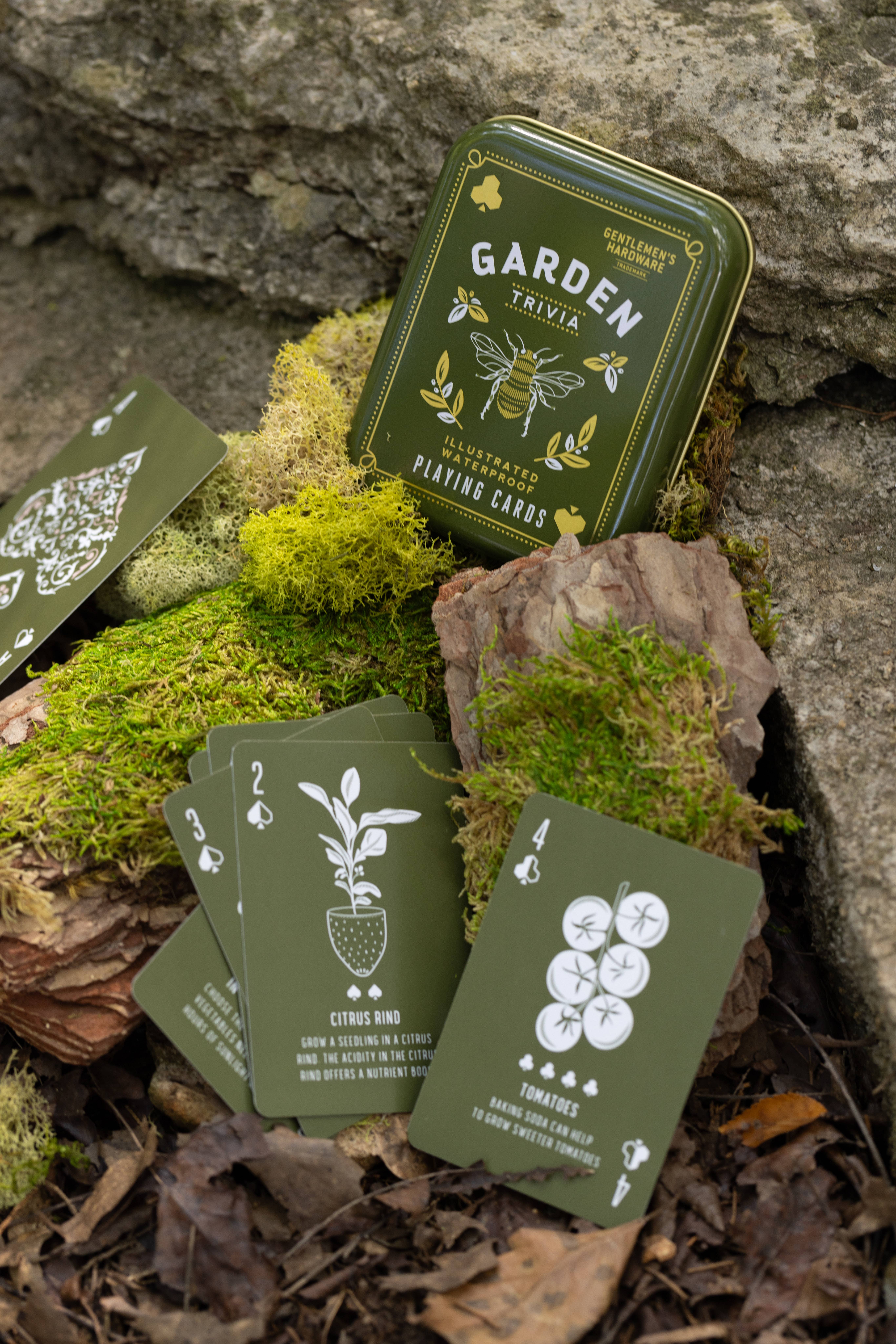 Gentlemen's Hardware - Wholesale Playing Cards - Gardeners Tips, Waterproof Playing Cards1
