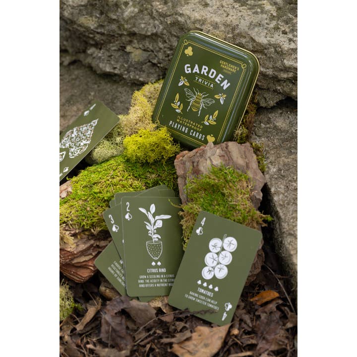 Gentlemen's Hardware - Wholesale Playing Cards - Gardeners Tips, Waterproof Playing Cards1