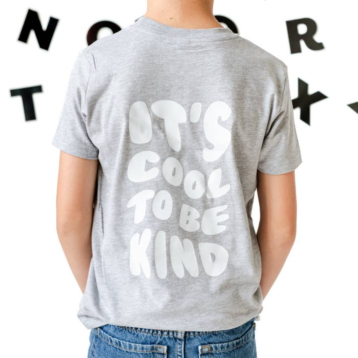 Be Kind Bruh - It's Cool to Be Kind (pf & b) - Child Tee for wholesale by Little Mama Shirt Shop