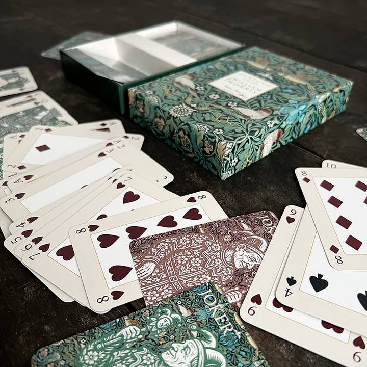 Koustrupco - Wholesale Playing Cards - BRIDGE CARDS/ PLAYING CARDS- William Morris Bird - 2 Pack1