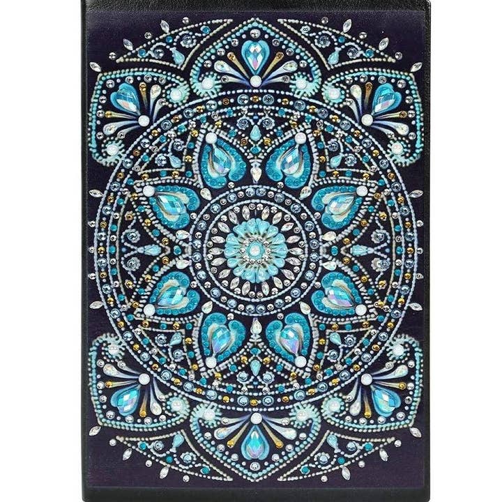 Blue Mandala DIY Diamond Painting Notebook for wholesale by Diamond Brands