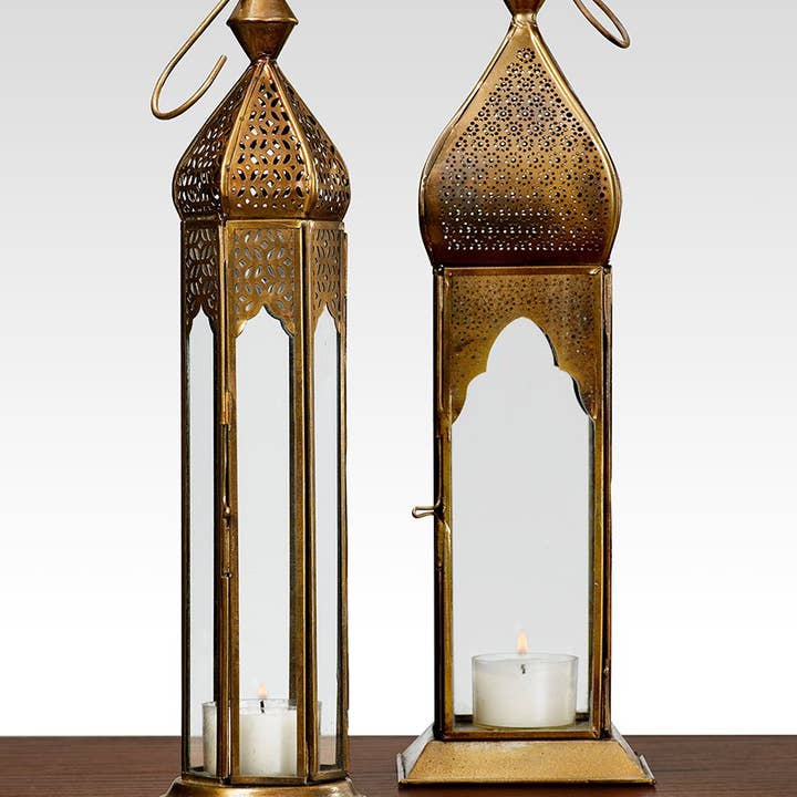 Jamali Garden - Wholesale Lantern - Antique Bronze Mahal & Taj Square Lantern