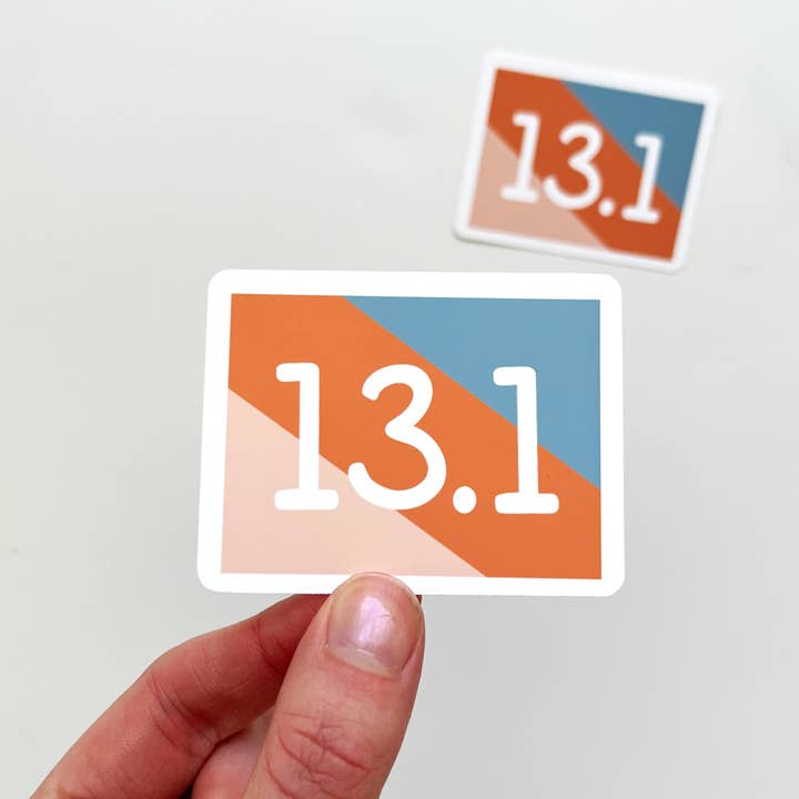 Keegsie Running - Wholesale Sticker - 13.1 Half Marathon Sticker