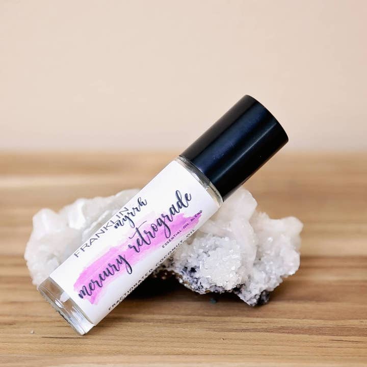 MERCURY RETROGRADE Essential Oil Blend Roller for wholesale by FRANKLIN & myrrh