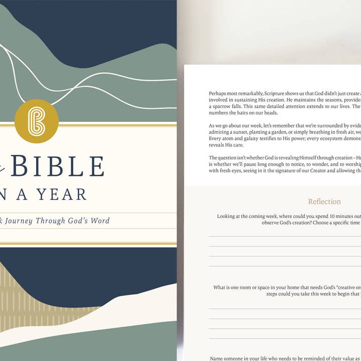 Spiral Bible - Wholesale Religion - The Bible In A Year: A 52-Week Journey Through God's Word2