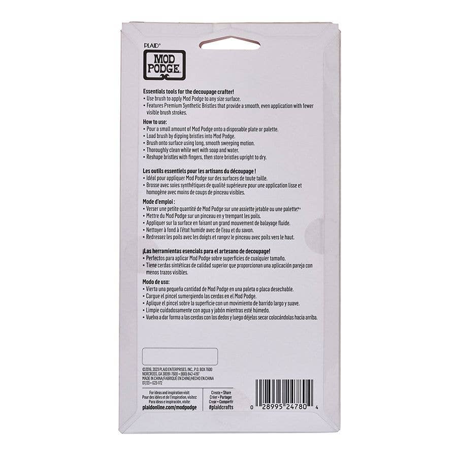 Plaid Crafts - Wholesale Craft Tool - Mod Podge ® Decoupage Brushes - 2-Piece1