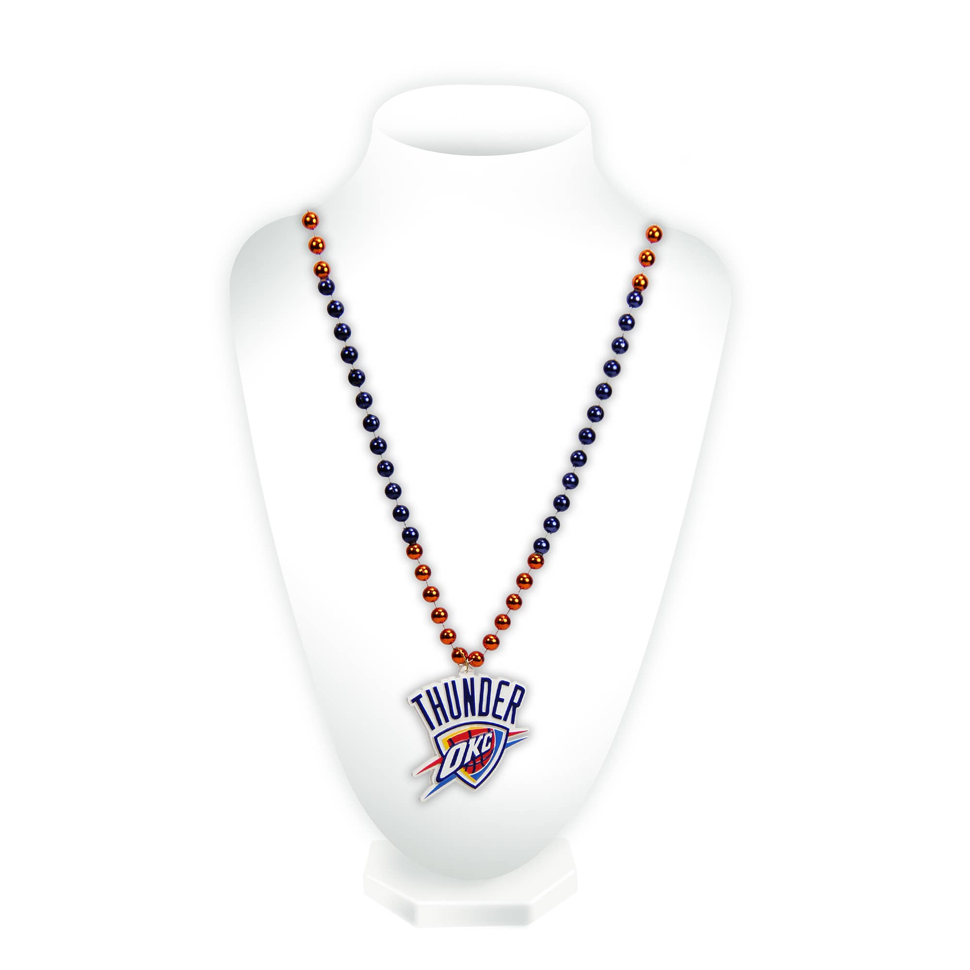 Rico Industries - Wholesale Beaded/Pearl Necklace - Oklahoma City Thunder Sports Beads0